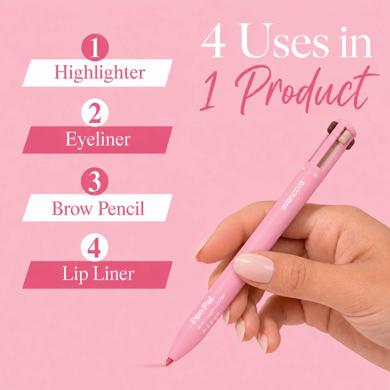 Pen Pal 4-in-1 Makeup Pen